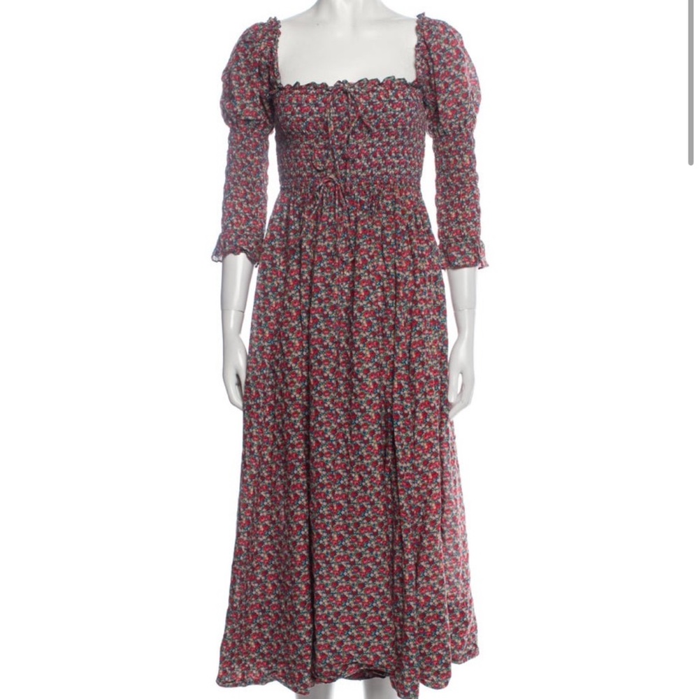 EUC DOEN Bijou Dress in Roseraie Floral Print XXS